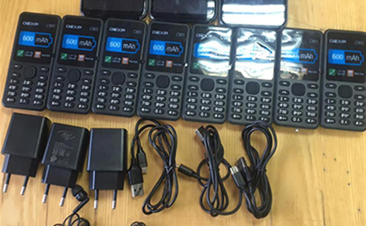 В Тульской области мужчина пытался перебросить на территорию исправительной колонии 11 мобильных телефонов