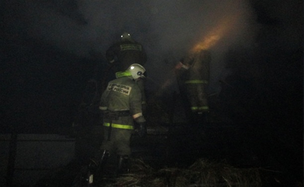 В Узловском районе сгорел микроавтобус
