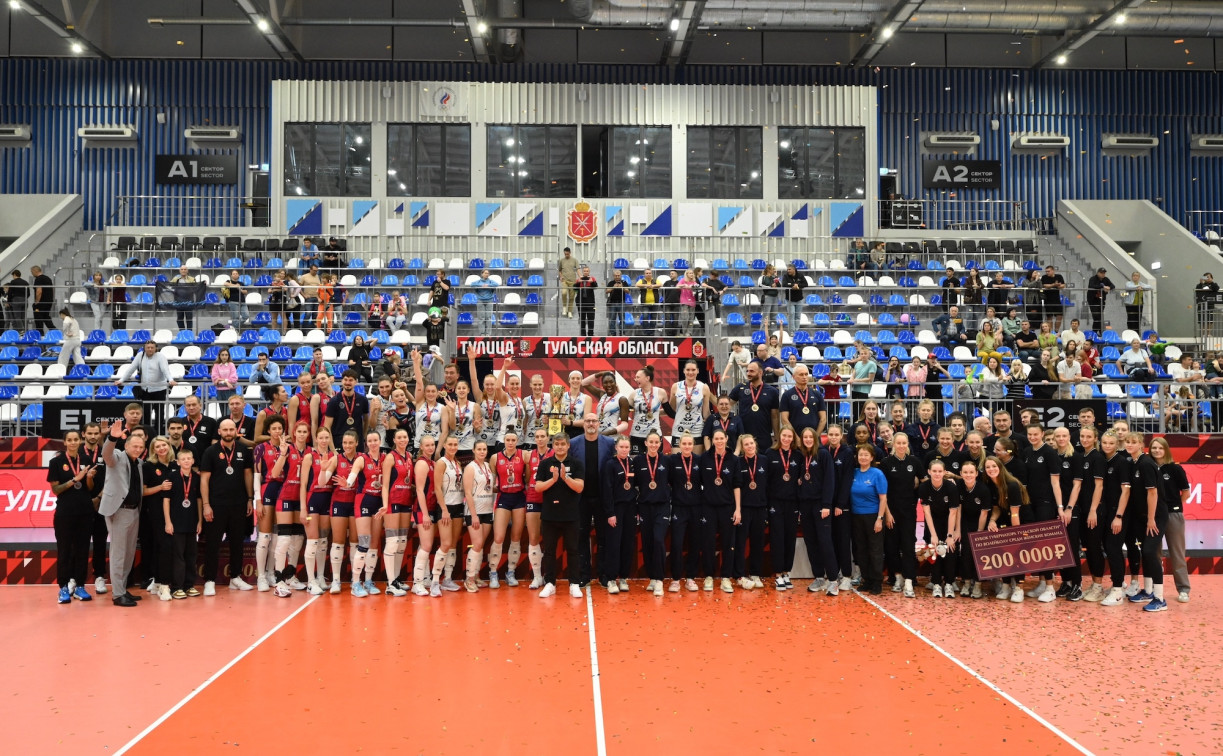 «Тулица» завоевала серебро Кубка губернатора по волейболу