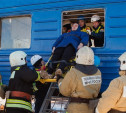Учения МЧС: В Туле «произошла авария» с двумя поездами и легковушкой