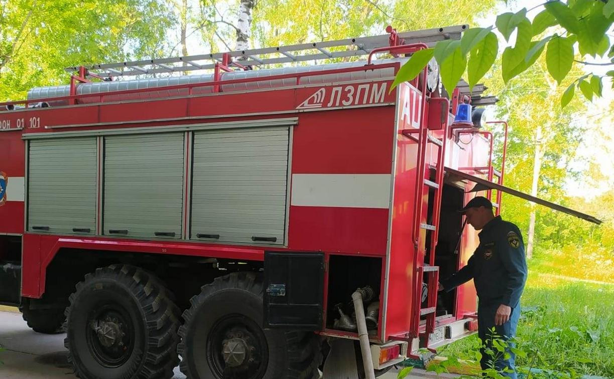 В Туле из горящего дома спасатели эвакуировали 9 человек