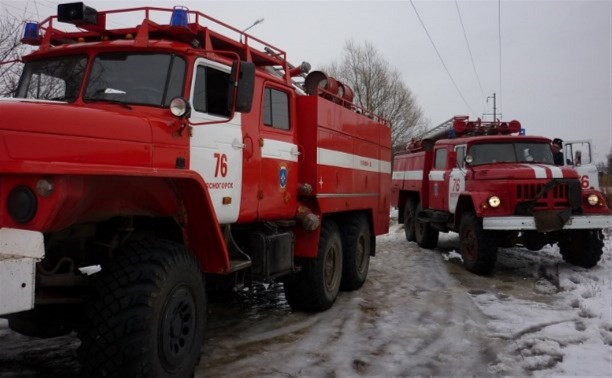 В Ясногорском районе на пожаре погиб человек