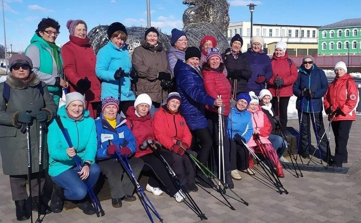 Тульских пенсионеров приглашают на бесплатные занятия северной ходьбой