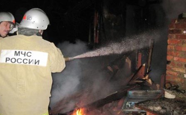 Пожар в Богородицке: одна спасенная и один погибший