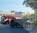 На ул. Рязанской в ДТП пострадал водитель Nissan