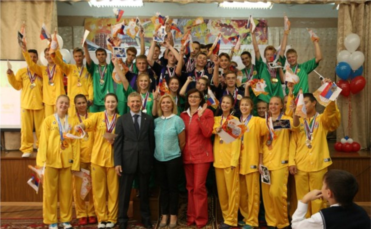 МегаФон провёл в Туле «Олимпийский урок» для школьников