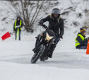 В Туле на Бездонном озере прошли соревнования по мотоджимхане на льду: фото и видео