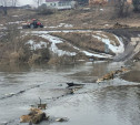 В Одоевском районе затопило мост