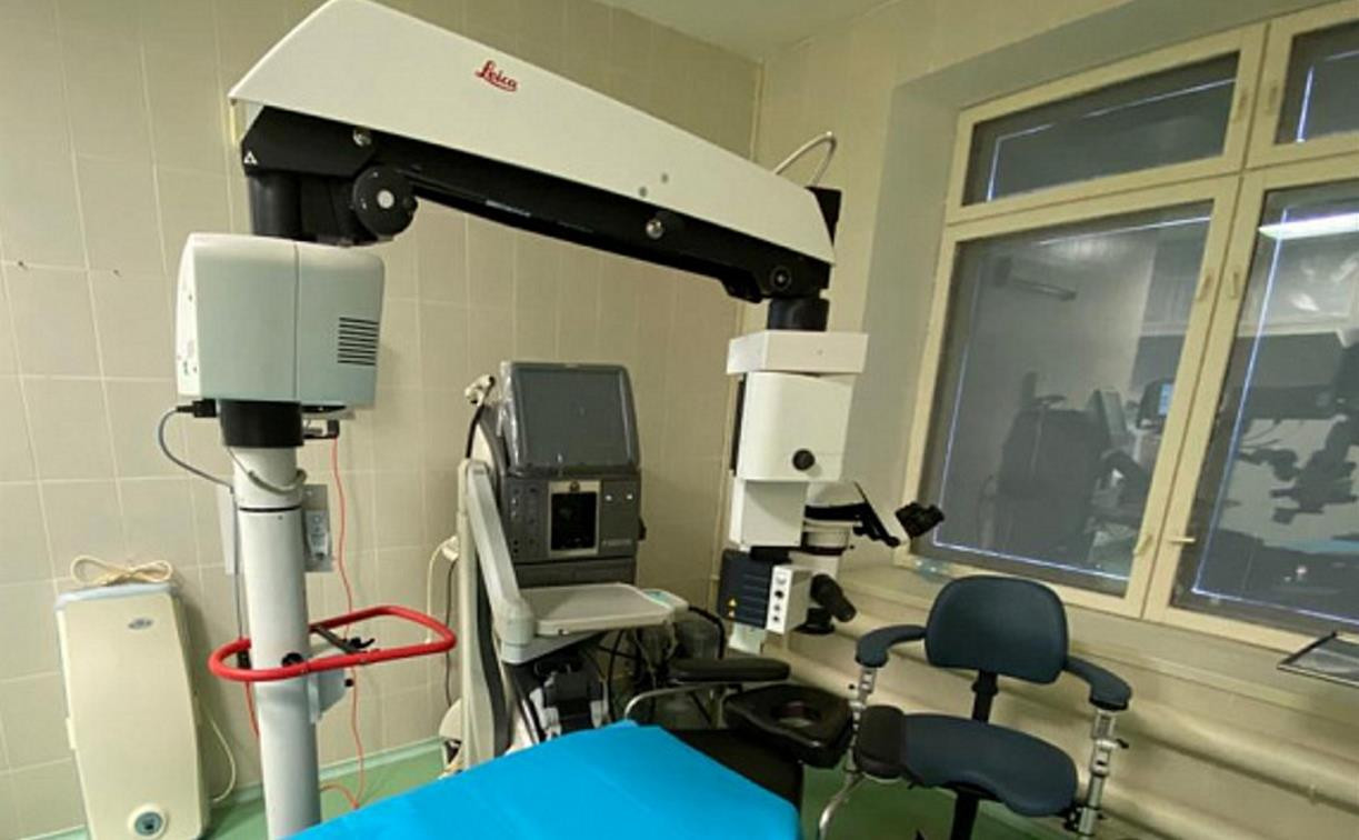 В тульские больницы поступило оборудование для офтальмологических операций