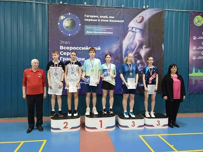Тульские бадминтонисты взяли медали на Всероссийском турнире