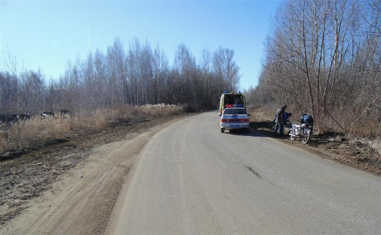 В аварии в Тульской области пострадал пьяный скутерист
