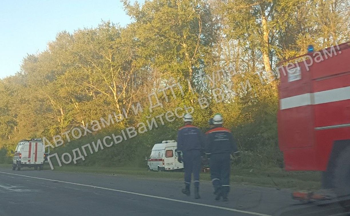 Три человека пострадали в лобовом ДТП в Щекинском районе