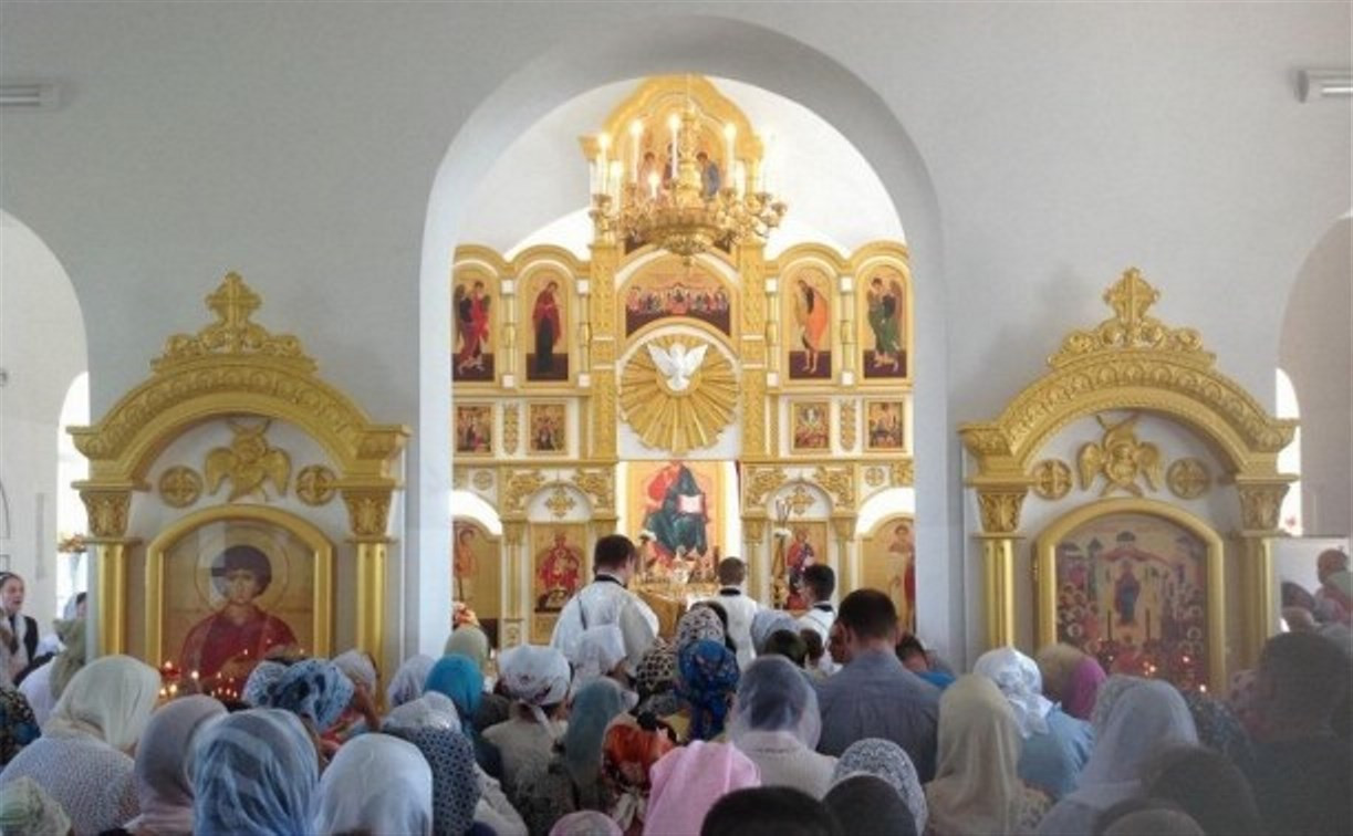 В Ясногорске открылся храм в честь Собора новомучеников и исповедников Церкви Русской