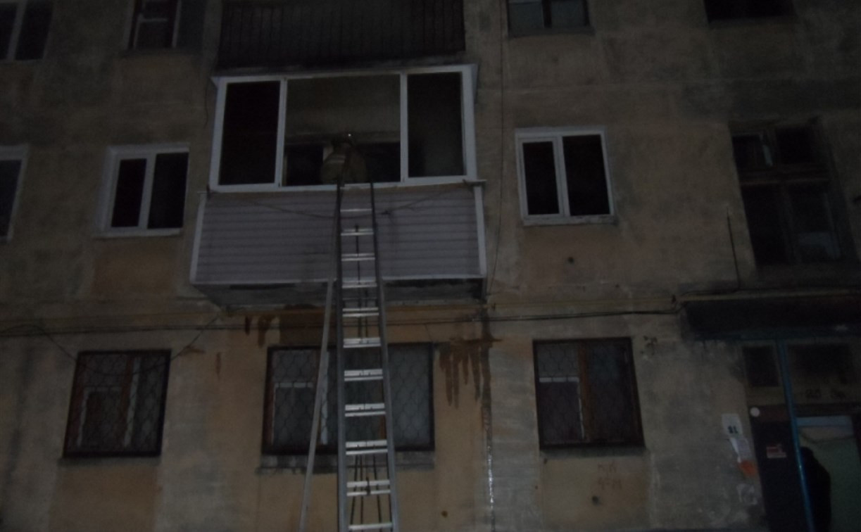 В Суворове сгорела квартира