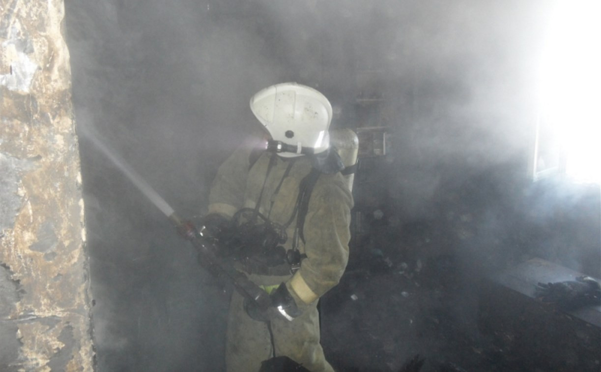 В результате пожара в доме на улице Кутузова погиб мужчина