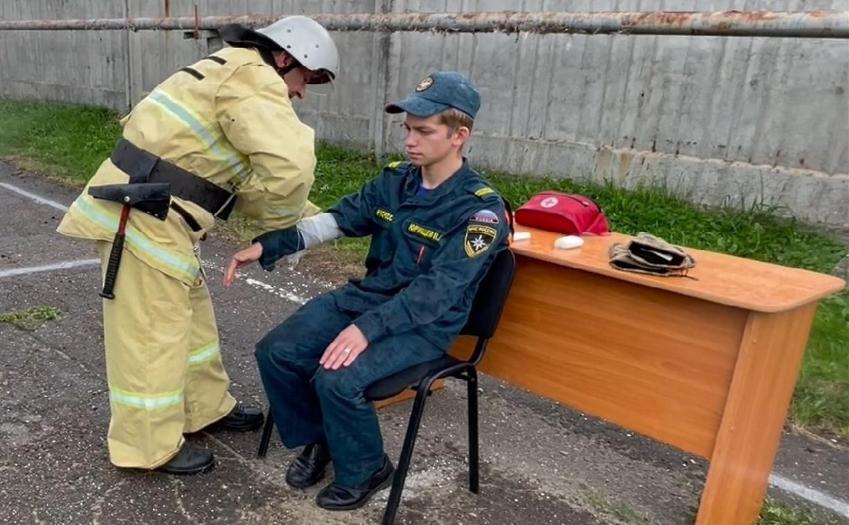 Туляк попал в тройку лучших добровольных пожарных в ЦФО