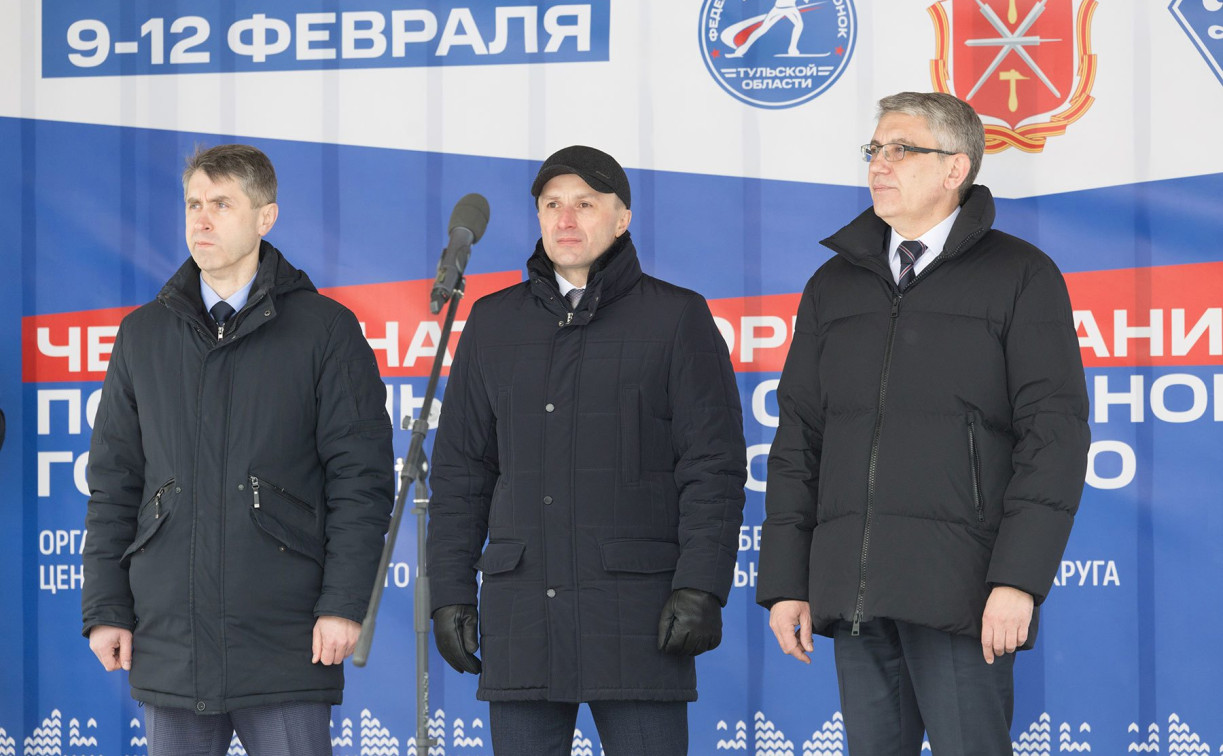 Дмитрий Миляев и Сергей Орёл открыли чемпионат по лыжным гонкам и служебному двоеборью органов безопасности ЦФО