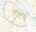 В центре Тулы 1, 3 и 5 мая ограничат движение транспорта
