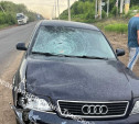 В Ефремове водитель Audi снес 12-летнего мальчика на мопеде