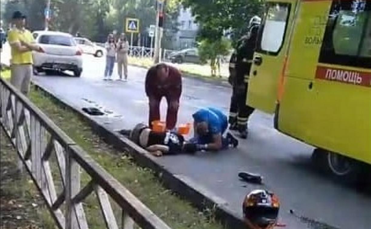 В Новомосковске мотоцикл врезался в легковушку: погиб один человек