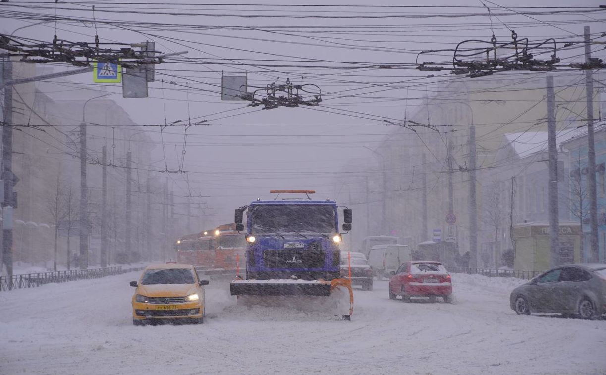 Синоптики: снег в Туле будет идти до вечера пятницы