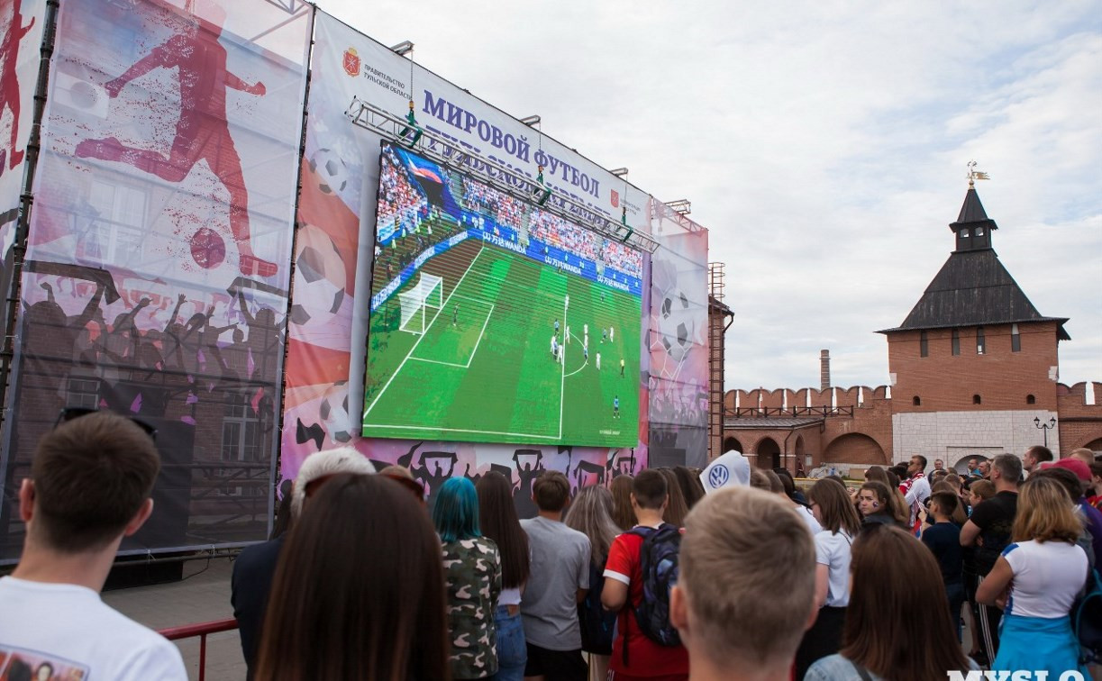 Туляки смогут посмотреть матч Россия – Испания на большом экране в кремле