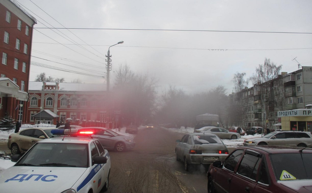 В Туле на улице Комсомольской столкнулись «Дэу» и «Рено»