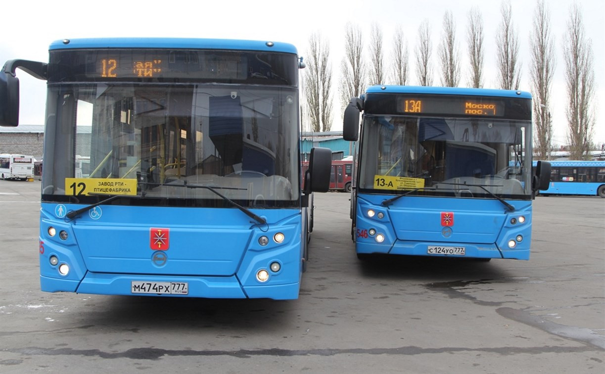 Москва снова подарила Туле автобусы