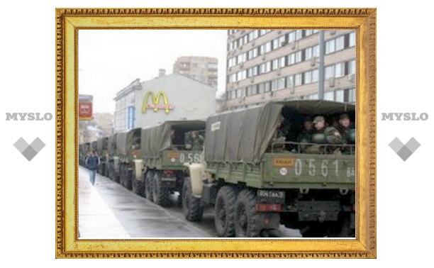 МВД объяснило присутствие в Москве солдат внутренних войск