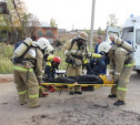 Тульские спасатели провели пожарно-тактические учения