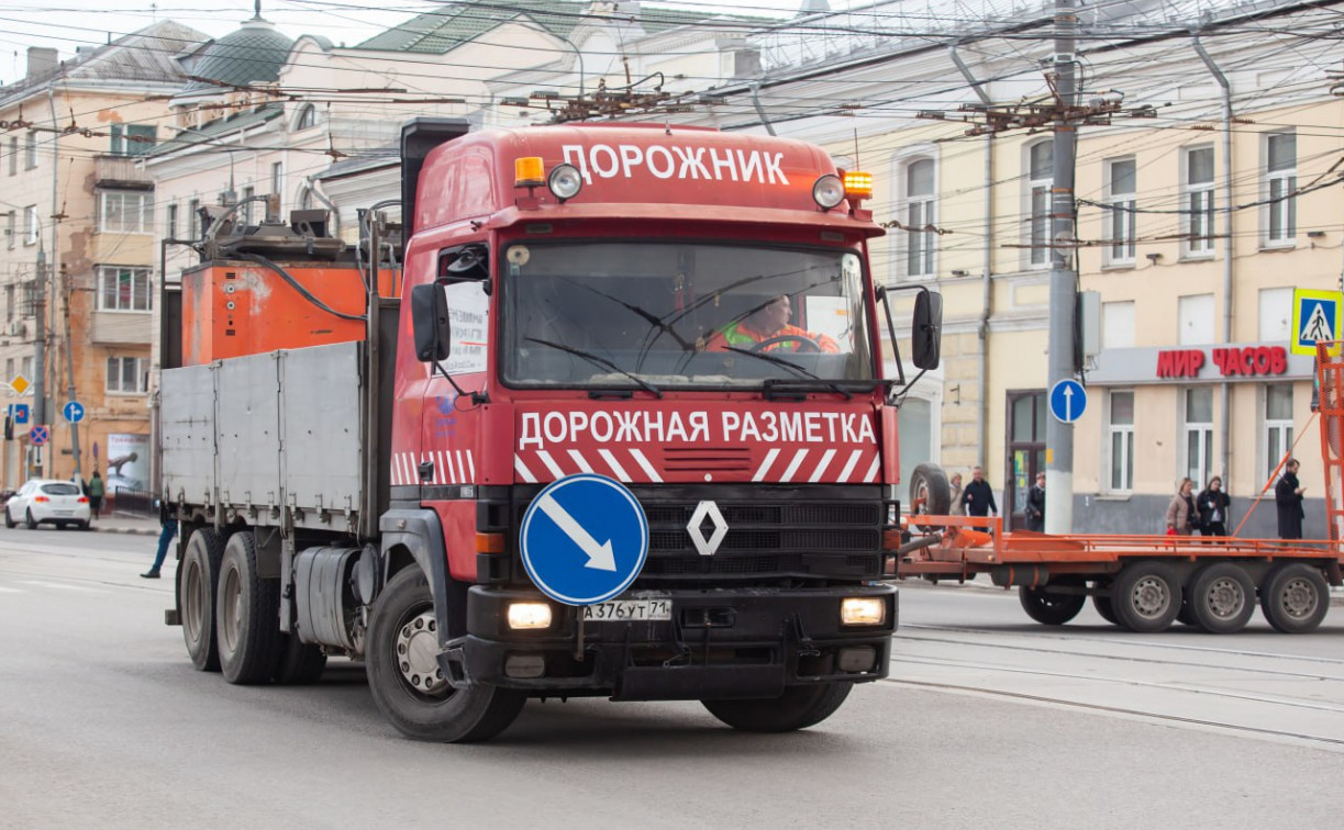 На Одоевском шоссе в Туле появится новая разметка