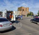 На ул. Советской медики на проезжей части оказывали помощь водителю