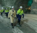 Представители тульского правительства посетили шахту на глубине 130 м 