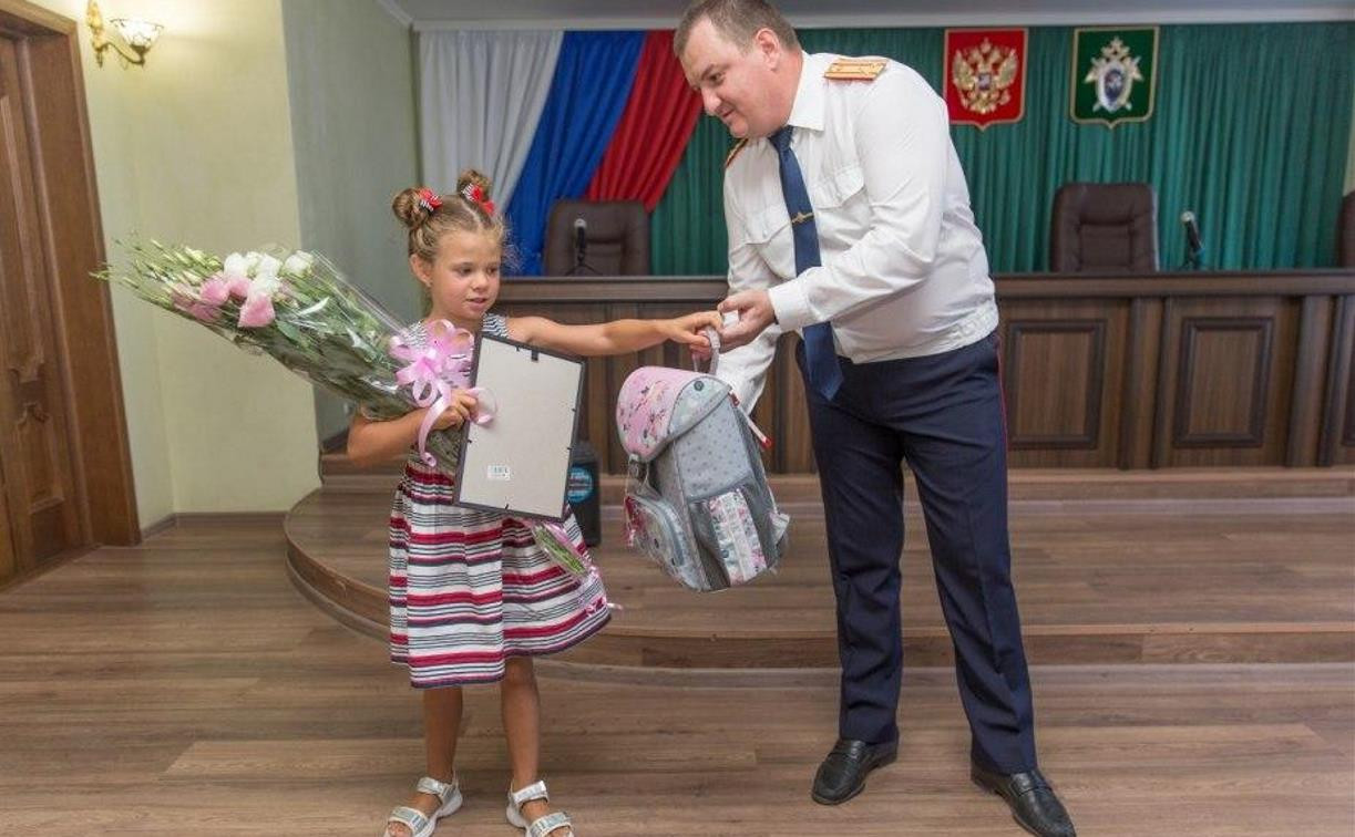 Крымские следователи наградили тулячку Дашу Павлову за спасение трёхлетнего мальчика