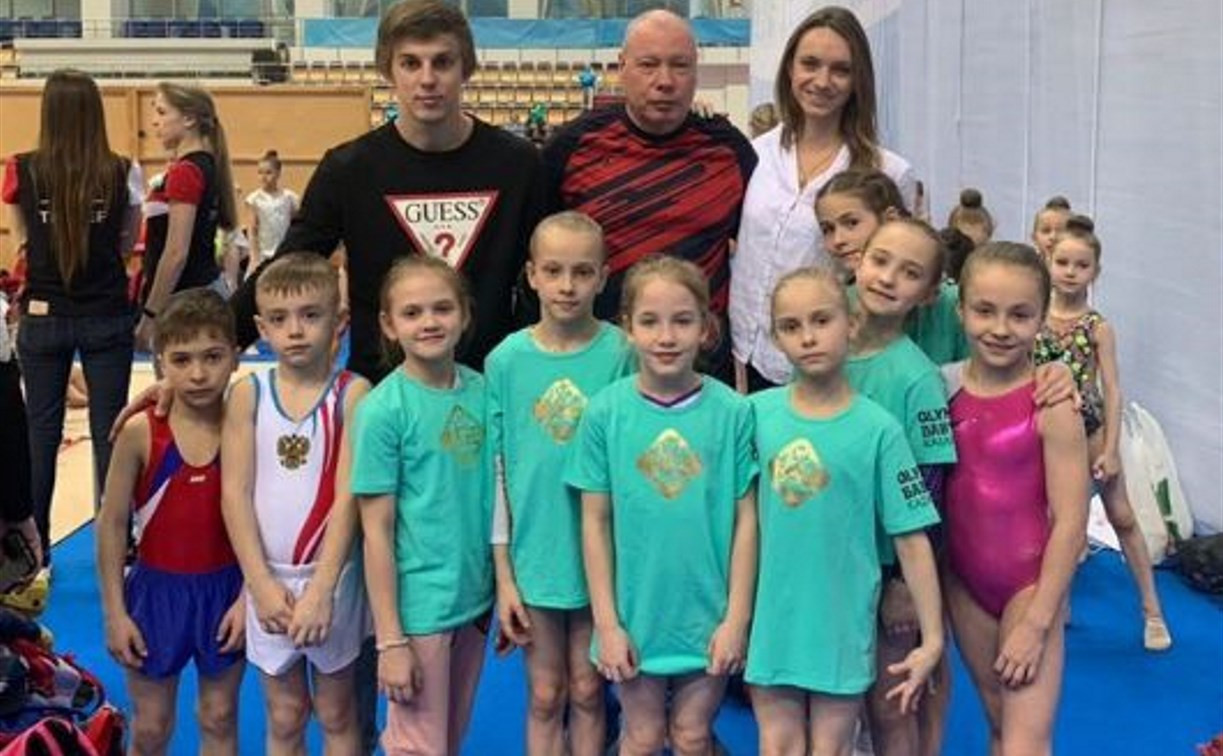 Юные тульские гимнасты выступили на соревнованиях в Казани