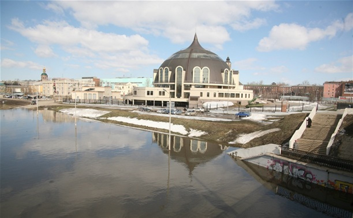 В Туле уровень воды в Упе поднялся на 40 сантиметров