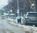 Как почистили улицы Тулы от снега: фоторепортаж