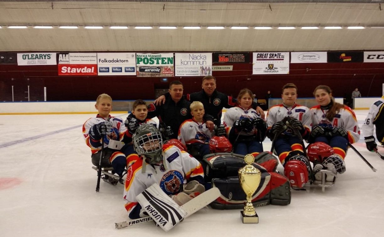 Тульские следж-хоккеисты выиграли турнир Nacka Games в Швеции