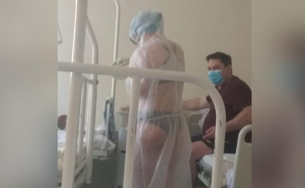 Тульскую «медсестру в бикини» теперь обсуждают с другого ракурса: новое фото