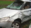 В Тульской области перевернулась Škoda Fabia: погибли три человека