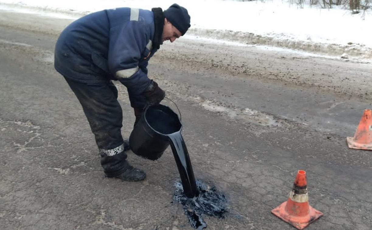 Участок дороги Чернь – Медведки отремонтировали только после вмешательства прокуратуры