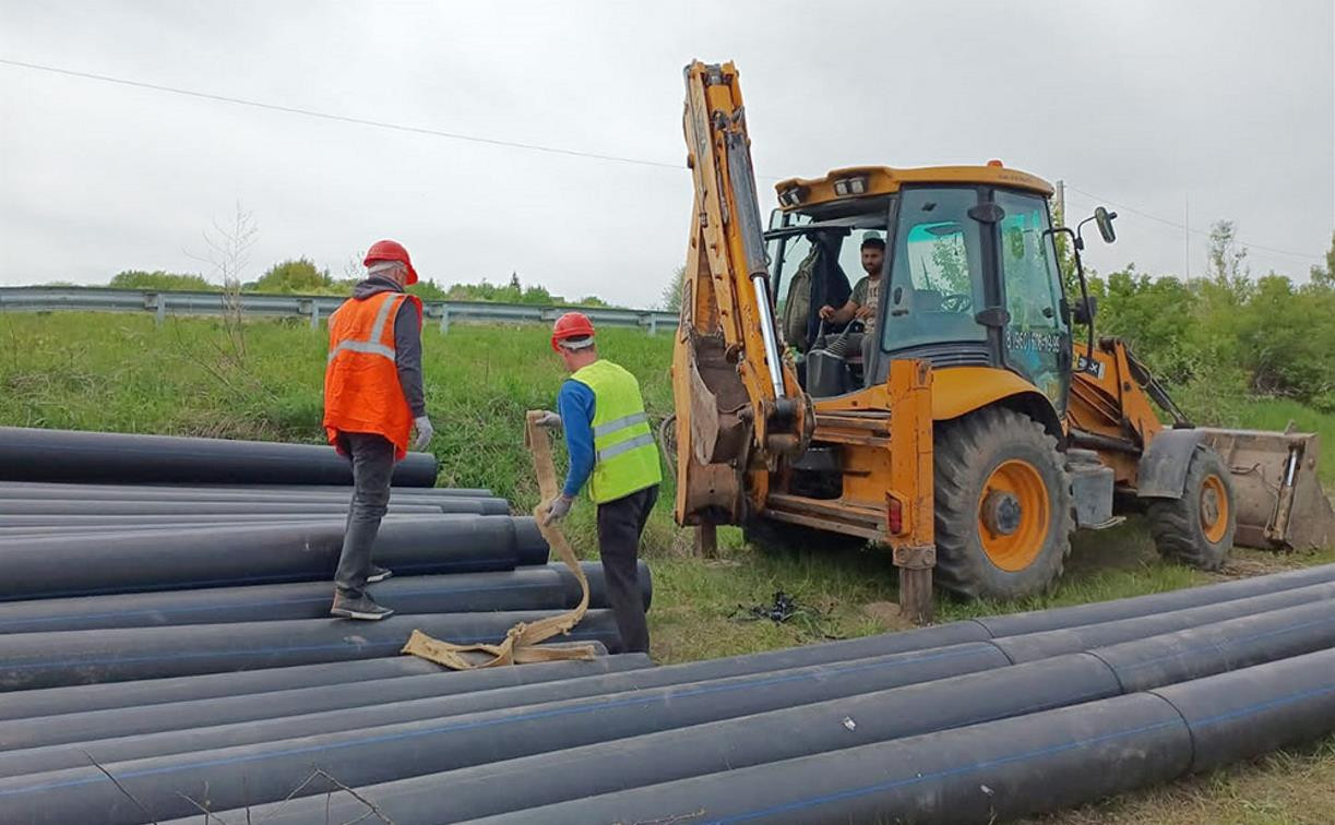 В Веневском районе к началу августа заменят более 7 км водопроводных труб