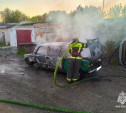 За сутки в Туле сгорели два автомобиля