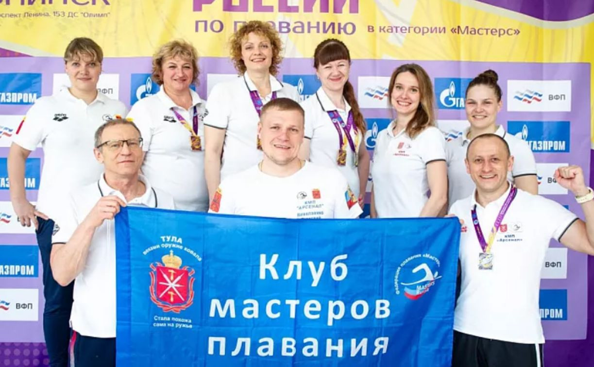 Тульские мастера плавания завоевали медали на чемпионате России