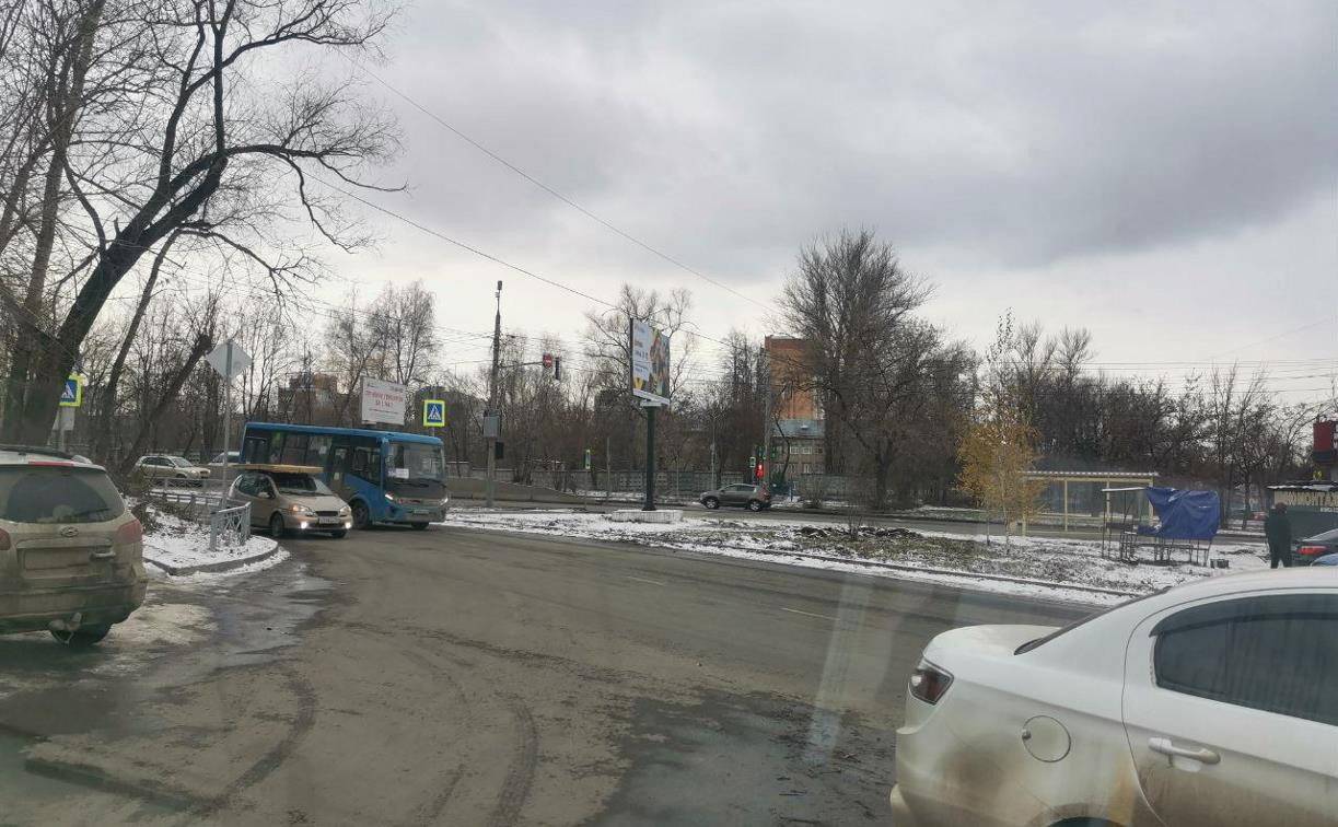 Туляки просят продублировать дорожный знак на пересечении улиц Рязанской и Волоховской