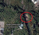 В Пролетарском округе у храма Димитрия Солунского вырубили деревья