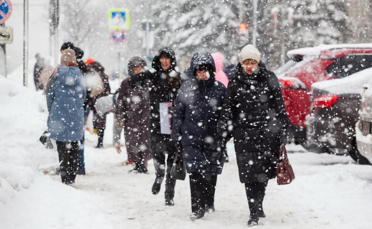 Погода в Туле 13 февраля: снег и до -5 градусов