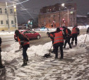 Улицы Тулы от снега расчищают 270 человек и 150 единиц техники