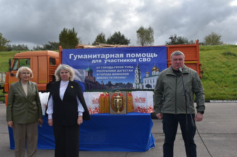 Глава администрации Тулы Илья Беспалов передал очередную партию помощи бойцам в зону СВО