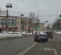 В центре Тулы водители не соблюдают ПДД